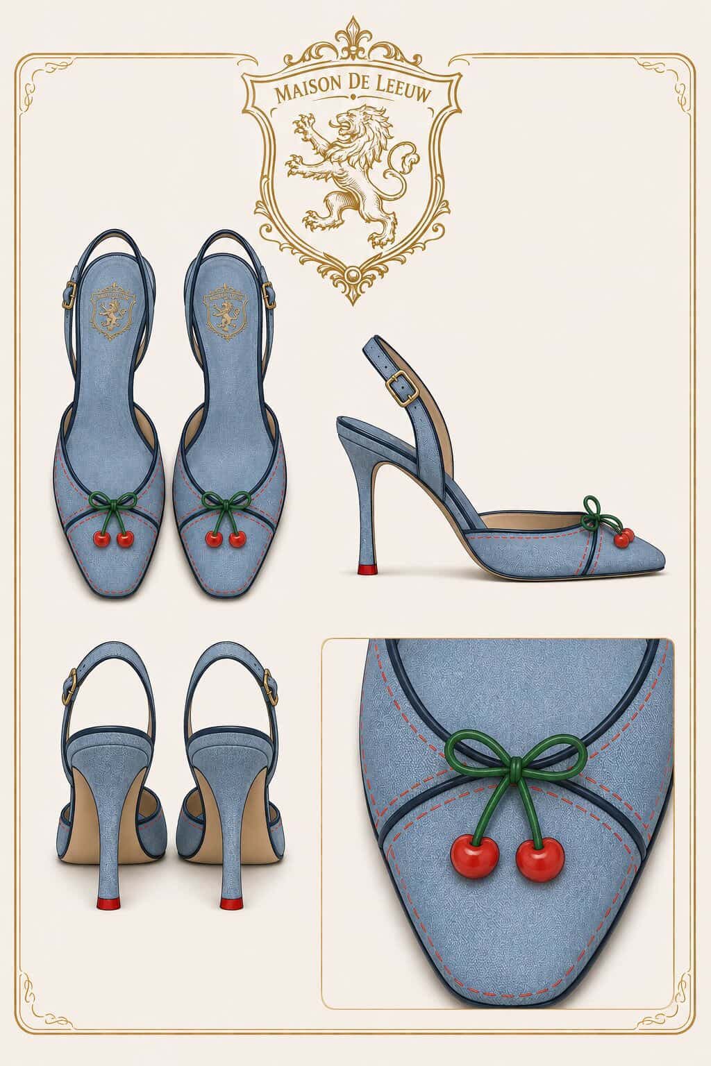 Cherry on Top Slingback